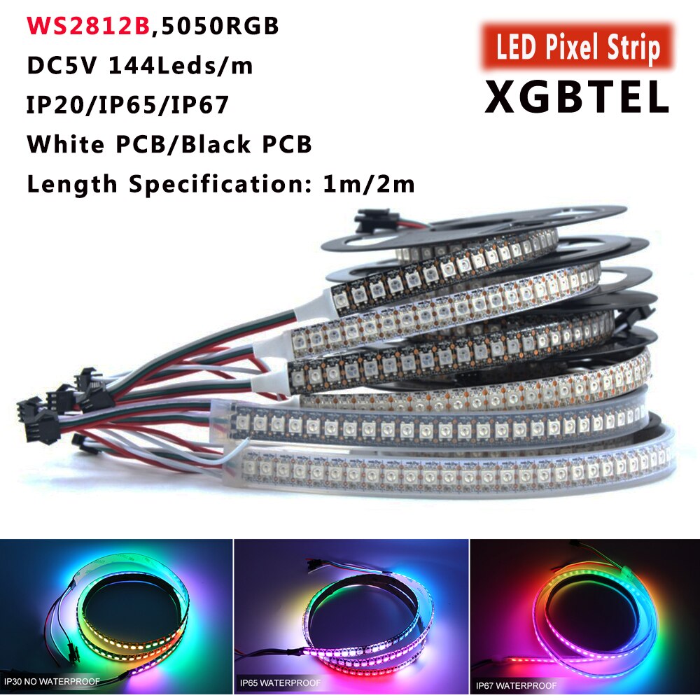 5V WS2812B RGB LED Ʈ SMD5050 1m 2m Ǯ ÷ ȼ..